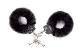 Наручники з плюшевим оздобленням Love To Love ATTACH ME Black &mdash; купити в інтим-бутику EroticToys