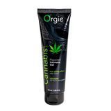 Лубрикант на водній основі Orgie Lube Tube Cannabis, 100 мл, їстівний, з олією насіння конопель &mdash; купити в інтим-бутику EroticToys