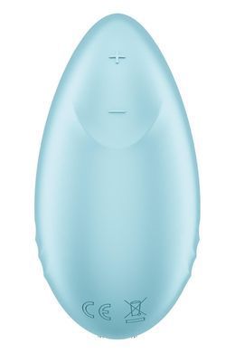 Смарт-вібратор для клітора Satisfyer Tropical Tip Light Blue &mdash; купити в інтим-бутику EroticToys