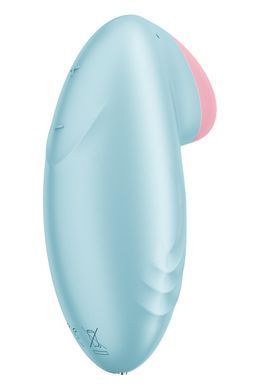 Смарт-вібратор для клітора Satisfyer Tropical Tip Light Blue &mdash; купити в інтим-бутику EroticToys