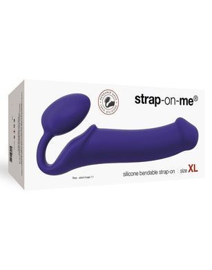 Безремінний страпон Strap-On-Me Violet XL, повністю регульований, діаметр 4,5 см &mdash; купити в інтим-бутику EroticToys
