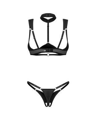Комплект Obsessive Roccele 2-pcs crotchless set S/M &mdash; купити в інтим-бутику EroticToys