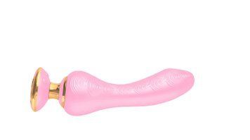 Вібратор для точки G Shunga Sanya Light Pink, гнучкий стовбур &mdash; купити в інтим-бутику EroticToys