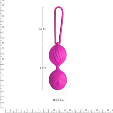 Вагінальні кульки Adrien Lastic Geisha Lastic Balls Mini Magenta (S), діаметр 3,4 см, вага 85 г &mdash; купити в інтим-бутику EroticToys