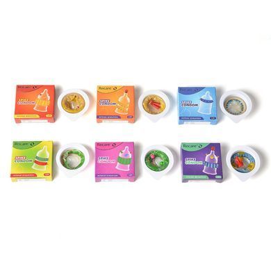 Насадка на член Recare Spike Condom Green (презерватив з рядами шипів) &mdash; купити в інтим-бутику EroticToys