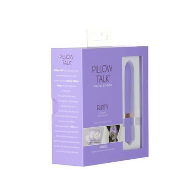 Розкішний вібратор Pillow Talk Flirty Purple Special Edition, Сваровскі, пов&rsquo;язка на очі+гра &mdash; купити в інтим-бутику EroticToys