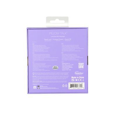 Розкішний вібратор Pillow Talk Flirty Purple Special Edition, Сваровскі, пов&rsquo;язка на очі+гра &mdash; купити в інтим-бутику EroticToys