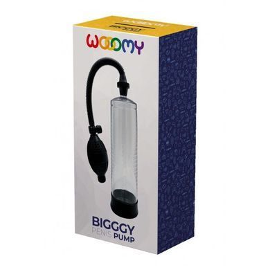 Вакуумна помпа Wooomy Bigggy, з ручною &laquo;грушею&raquo; &mdash; купити в інтим-бутику EroticToys