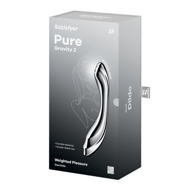 Замовити анонімно: Металевий дилдо Satisfyer Pure Gravity 2 Металевий дилдо Satisfyer Pure Gravity 2 — купити в інтим-бутику EroticToys