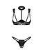 Комплект Obsessive Roccele 2-pcs crotchless set S/M в інтим-бутику EroticToys