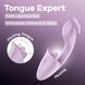 Вагінально-кліторальний вібратор Satisfyer Tongue Expert з язичком в інтим-бутику EroticToys