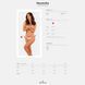 Мереживні танга Obsessive Heavenlly crotchless thong XL/2XL, з доступом в інтим-бутику EroticToys