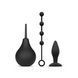 Набір новачка для анальної стимуляції Nexus ANAL BEGINNER KIT, спринцівка, анальне намисто і пробка в інтим-бутику EroticToys