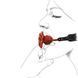 Розкішний кляп у вигляді троянди Zalo - Rose Ball Gag, подвійне використання в інтим-бутику EroticToys
