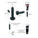 Фалоімітатор, що кінчає Strap-On-Me Squirting Cum Dildo Realistic Black, діам. 3,5 см, силікон в інтим-бутику EroticToys
