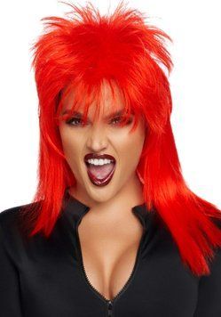 Перука рок-зірки Leg Avenue Unisex rockstar wig Red, унісекс, 53 см &mdash; купити в інтим-бутику EroticToys