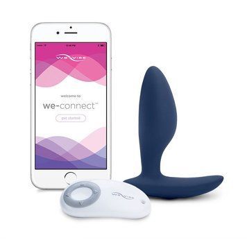Анальна смарт-вібропробка We-Vibe Ditto Moonlight Blue з пультом ДК &mdash; купити в інтим-бутику EroticToys