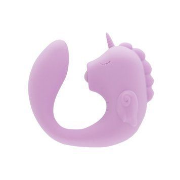 Вібратор-єдиноріжка Unihorn &ndash; C Horse &ndash; Marina Lilac, вагінально-кліторальна стимуляція, 2 мотори по 10 режимів &mdash; купити в інтим-бутику EroticToys