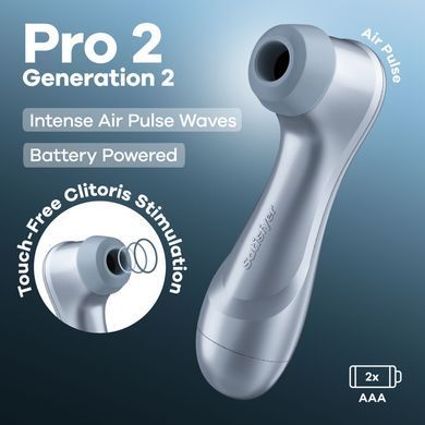 Вакуумний кліторальний стимулятор Satisfyer Pro 2 Generation 2 Battery Series (м'яте паковання!!!) &mdash; купити в інтим-бутику EroticToys