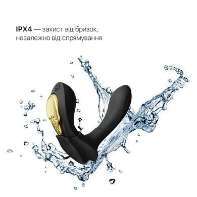 Смарт-вібратор у трусики Zalo - AYA Obsidian Black, насадка та пульт ДК &mdash; купити в інтим-бутику EroticToys