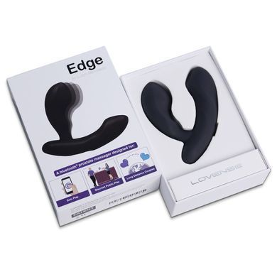 Смарт масажер простати Lovense Edge з регулюванням кута впливу &mdash; купити в інтим-бутику EroticToys