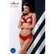 Комплект білизни Passion Exclusive CHERRY SET OpenBra L/XL, red, відкритий ліф, трусики-спідничка в інтим-бутику EroticToys