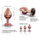 Металева анальна пробка із прикрасою у вигляді кристалу Dorcel - Diamond Plug M в інтим-бутику EroticToys