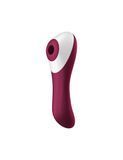Вакуумний стимулятор із вібрацією Satisfyer Dual Crush Wine Red &mdash; купити в інтим-бутику EroticToys