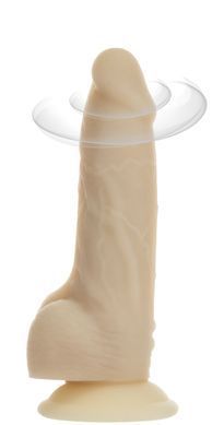 Фалоімітатор з вібрацією та ротацією Naked ADDICTION Chris 7&Prime; Rotating & Vibrating Dong, пульт ДК &mdash; купити в інтим-бутику EroticToys