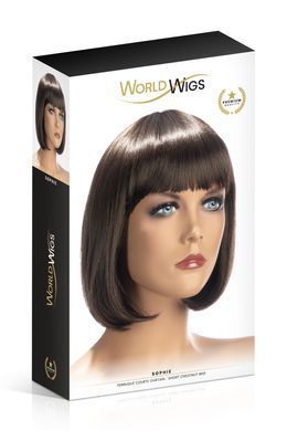 Перука World Wigs SOPHIE SHORT CHESTNUT &mdash; купити в інтим-бутику EroticToys
