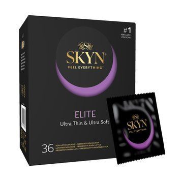 Безлатексні преміум-презервативи SKYN Elite 36 шт, ультратонкі &mdash; купити в інтим-бутику EroticToys