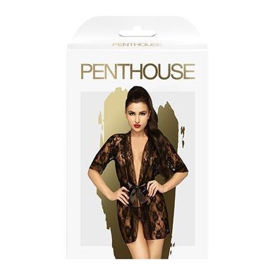 Комплект пеньюар Penthouse - Sweet Retreat Black XL (м'ята упаковка!!!) &mdash; купити в інтим-бутику EroticToys