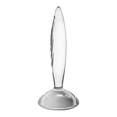 Замовити анонімно: Скляна анальна пробка Satisfyer Sparkling Crystal, дуже міцна, термостійка Скляна анальна пробка Satisfyer Sparkling Crystal, дуже міцна, термостійка — купити в інтим-бутику EroticToys
