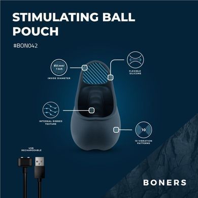 Ерекційне кільце Boners Stimulating Ball Pouch &mdash; купити в інтим-бутику EroticToys
