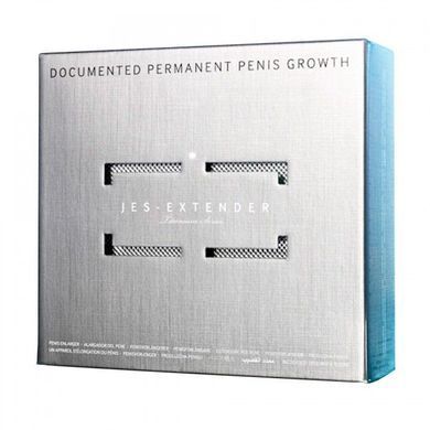 Екстендер для збільшення члена Jes-Extender Titanium, ремінцевий, алюмінієвий кейс &mdash; купити в інтим-бутику EroticToys