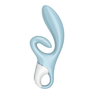 Замовити анонімно: Вібратор-кролик Satisfyer Touch Me Blue, подвійний відросток, 3 потужні мотори Вібратор-кролик Satisfyer Touch Me Blue, подвійний відросток, 3 потужні мотори — купити в інтим-бутику EroticToys