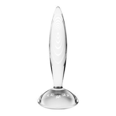 Замовити анонімно: Скляна анальна пробка Satisfyer Sparkling Crystal, дуже міцна, термостійка Скляна анальна пробка Satisfyer Sparkling Crystal, дуже міцна, термостійка — купити в інтим-бутику EroticToys