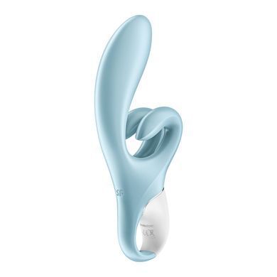 Замовити анонімно: Вібратор-кролик Satisfyer Touch Me Blue, подвійний відросток, 3 потужні мотори Вібратор-кролик Satisfyer Touch Me Blue, подвійний відросток, 3 потужні мотори — купити в інтим-бутику EroticToys