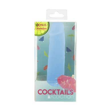 Фалоімітатор на присосці Cocktails by Addiction &ndash; Blue Lagoon &mdash; купити в інтим-бутику EroticToys