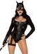 Еротичний костюм кішечки Leg Avenue Fierce Feline M, боді, пояс з підв&rsquo;язкою, маска кішки в інтим-бутику EroticToys