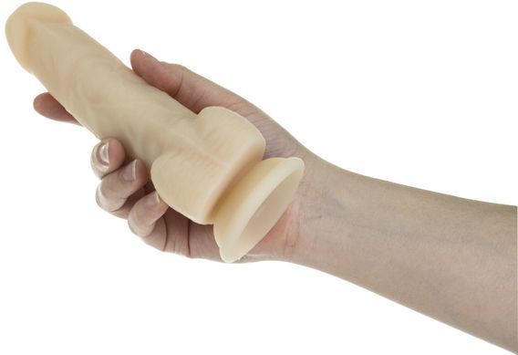 Фалоімітатор з вібрацією та ротацією Naked ADDICTION Chris 7&Prime; Rotating & Vibrating Dong, пульт ДК &mdash; купити в інтим-бутику EroticToys