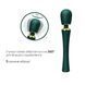 Вібромасажер з насадками Zalo &mdash; Kyro Wand Turquoise Green в інтим-бутику EroticToys