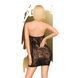 Мінісукня Penthouse Cautious Cat S/L Black, мереживо, вставка в зоні декольте, виріз на спині в інтим-бутику EroticToys