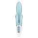 Вібратор-кролик Satisfyer Touch Me Blue, подвійний відросток, 3 потужні мотори в інтим-бутику EroticToys