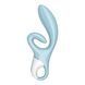 Вібратор-кролик Satisfyer Touch Me Blue, подвійний відросток, 3 потужні мотори в інтим-бутику EroticToys