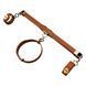 Фіксатор-розпірка LOCKINK Adjustable Spreader Bar Set, коричневий, шкіряний, ремені для шиї, рук/ніг в інтим-бутику EroticToys