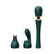 Вібромасажер з насадками Zalo &mdash; Kyro Wand Turquoise Green в інтим-бутику EroticToys
