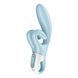 Вібратор-кролик Satisfyer Touch Me Blue, подвійний відросток, 3 потужні мотори в інтим-бутику EroticToys
