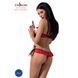Комплект білизни Passion Exclusive CHERRY SET OpenBra S/M, red, відкритий ліф, трусики-спідничка в інтим-бутику EroticToys