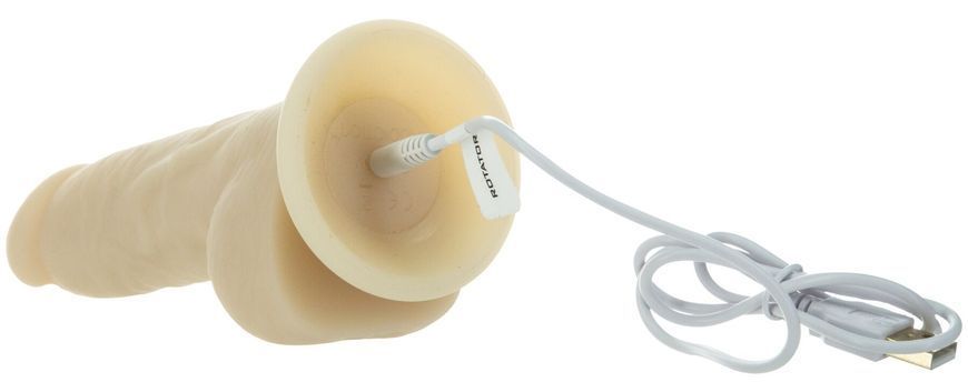 Фалоімітатор з вібрацією та ротацією Naked ADDICTION Chris 7&Prime; Rotating & Vibrating Dong, пульт ДК &mdash; купити в інтим-бутику EroticToys